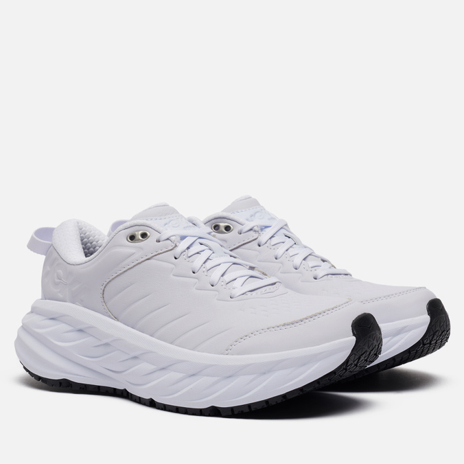 фото Кроссовки женские hoka one one bondi slip resistant белые 8 us