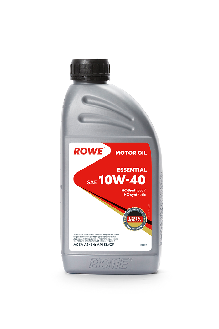 

Моторное масло ROWE полусинтетическое ESSENTIAL SL/CF/A3/B4 10W40 1л