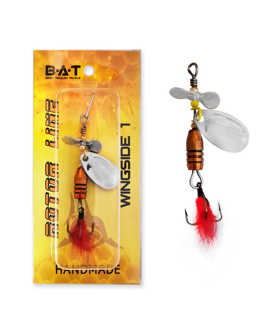 Блесна вертушка BAT HM WINGSIDE 1 Size:45mm 4.9g