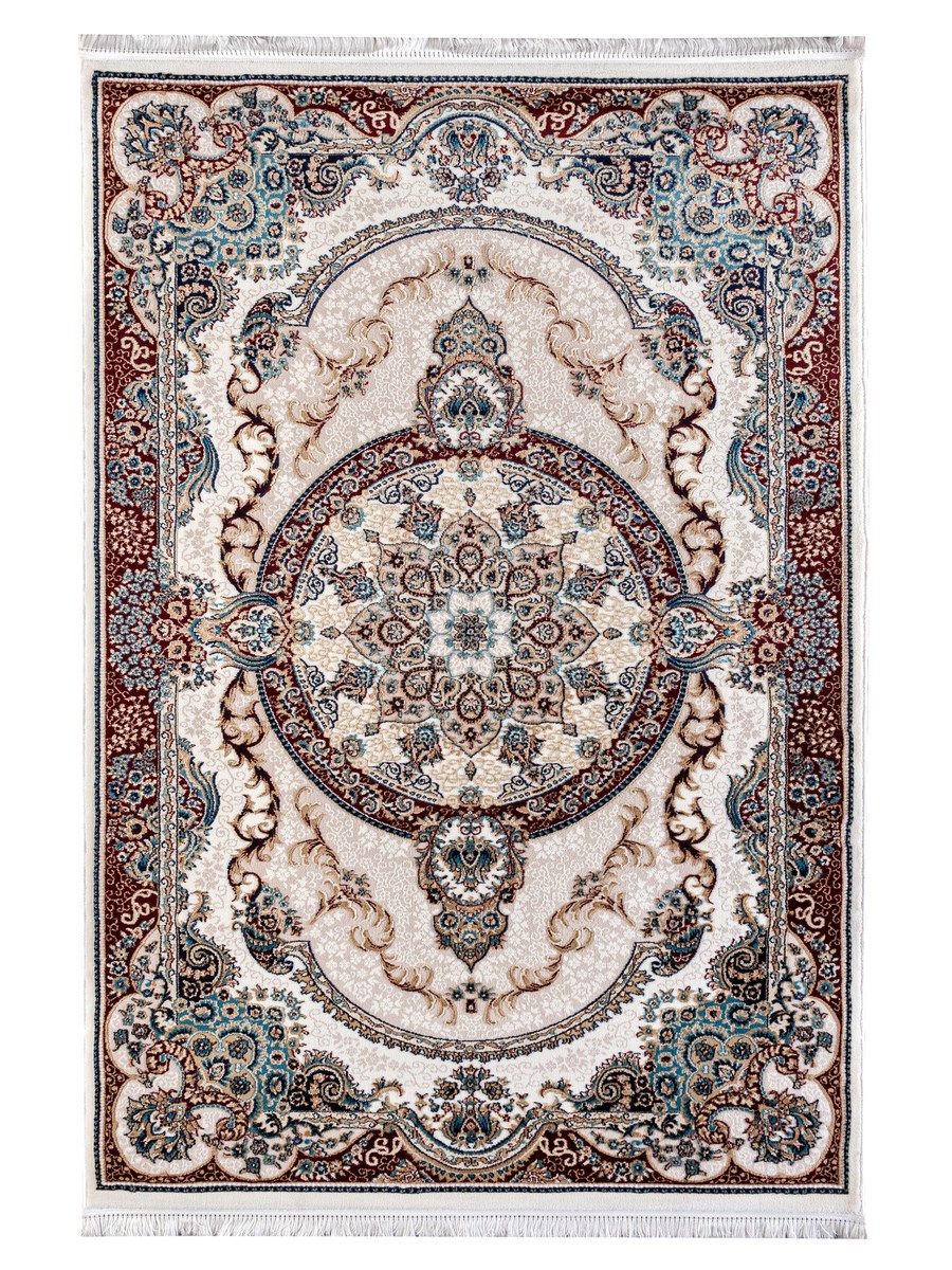 фото Ковер sofia rugs tebriz 4410a прямой крем/красн 150x300