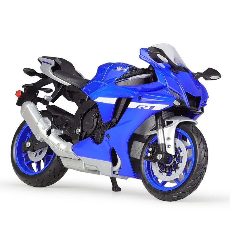 Мотоцикл Maisto Yamaha YZF-R1 2021 1:12 синий 31101 maisto 1 12 yamaha yz450f diecast alloy motorcycle model toy