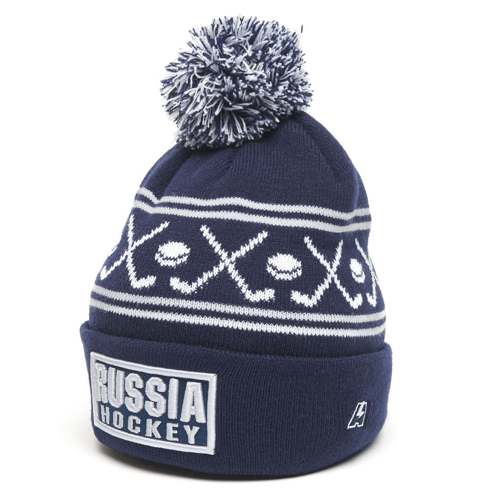 

Шапка мужская Atributika&Club Россия 11420 темно-синяя, Синий, Россия 11420