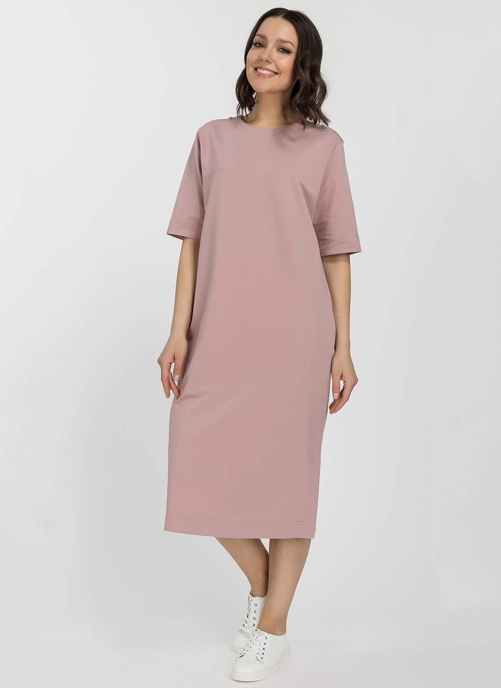 

Платье женское Каляев 61139 розовое 48 RU, Розовый, 61139