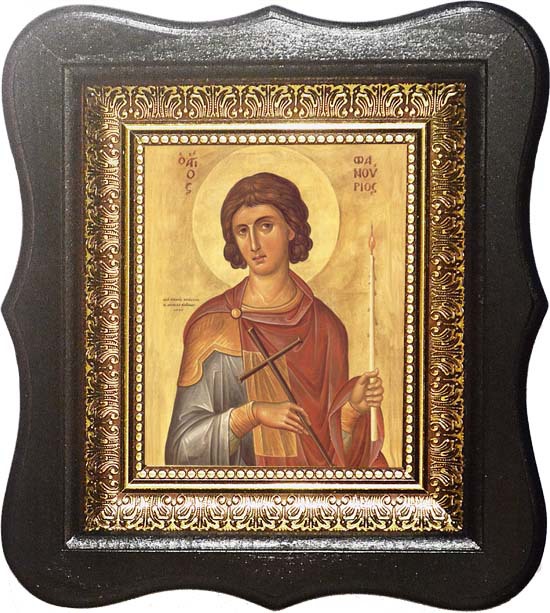 

Фанурий Критский Родоский мученик. Икона на холсте.