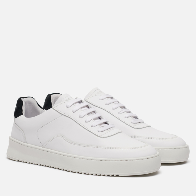 фото Кроссовки мужские filling pieces mondo 2.0 ripple bianco белые 10 us