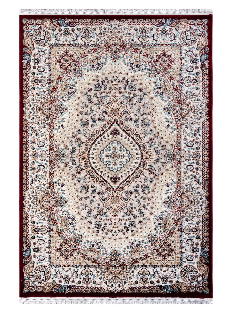 фото Ковер sofia rugs tebriz 4411a прямой крем/красн 80x300