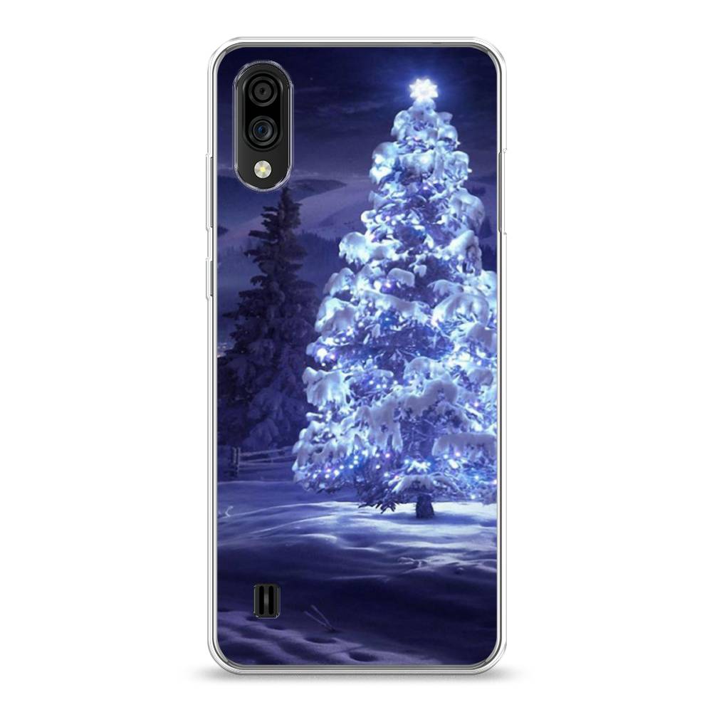 

Чехол на ZTE Blade A51 lite "Зима 4", Синий;черный;белый, 134950-2