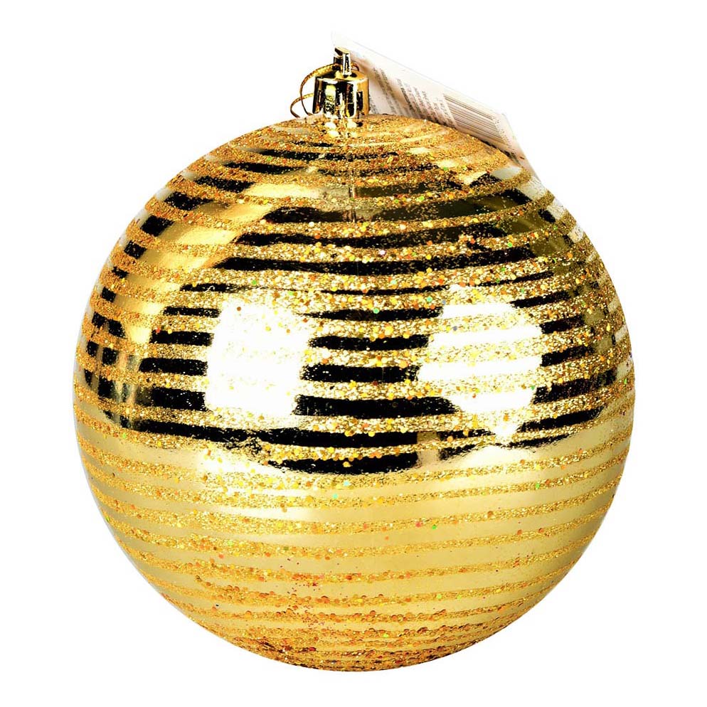 Елочный шар новогодний Santa's World золотой 12 см