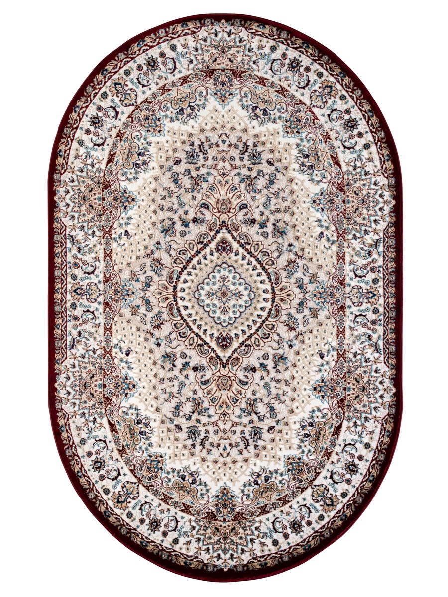 фото Ковер sofia rugs tebriz 4411a овал крем/красн 80x150