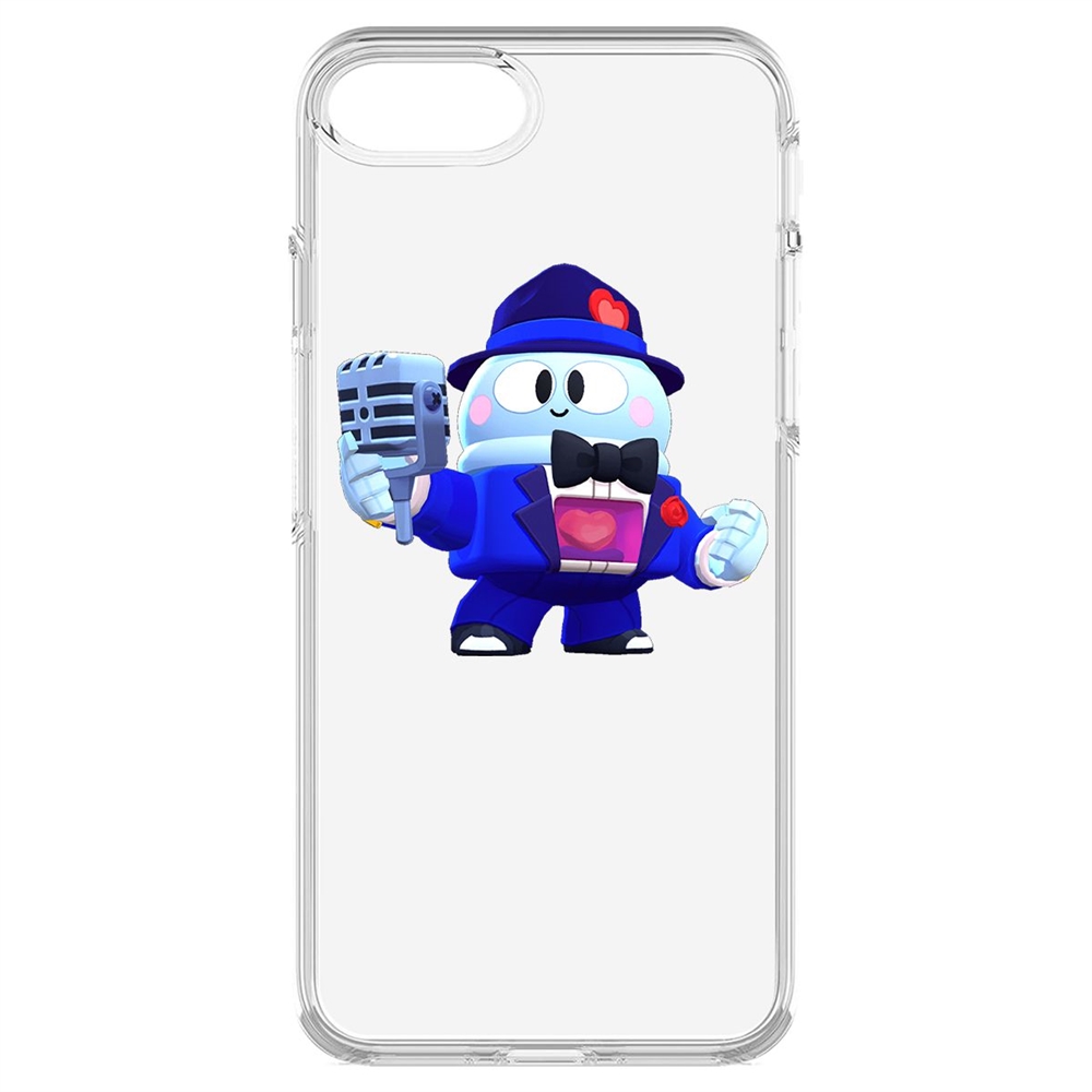 

Чехол-накладка Krutoff Clear Case Brawl Stars-Стильный Лу для iPhone 7/8/SE