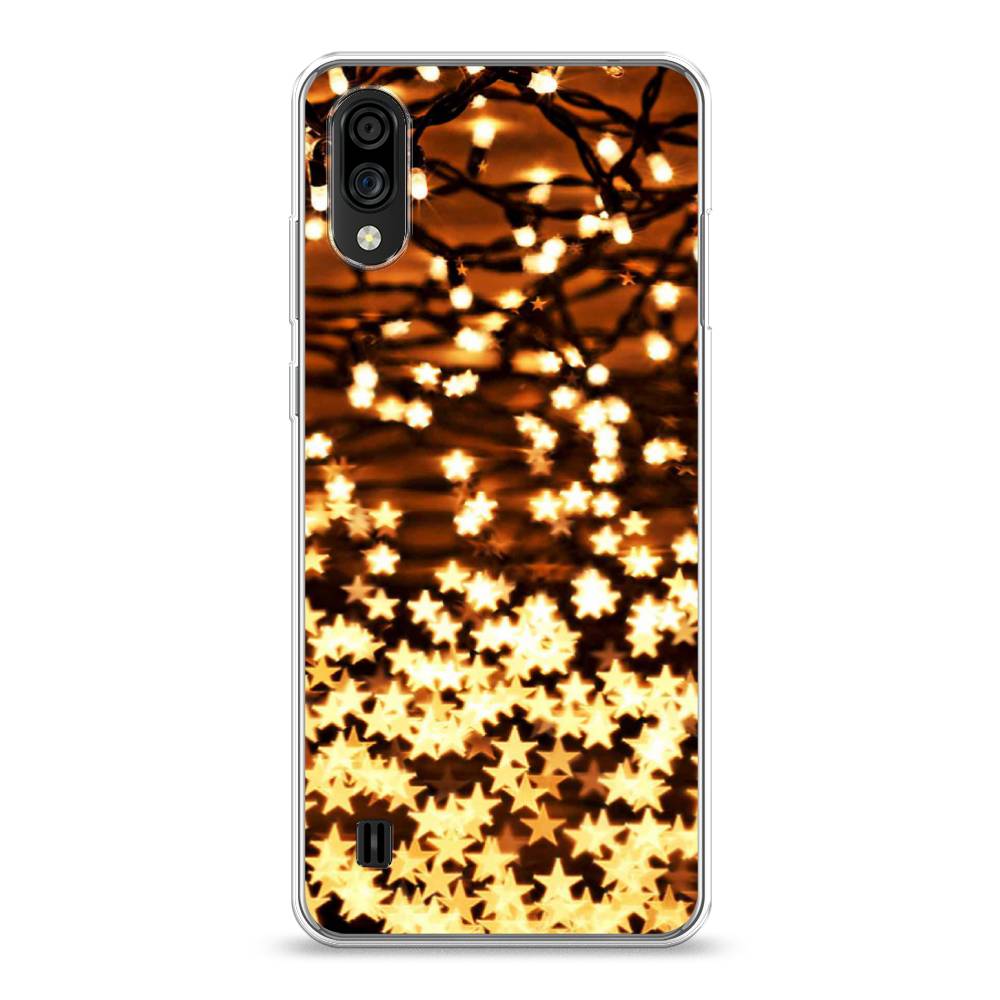 

Чехол на ZTE Blade A51 lite "Новогодняя гирлянда", Золотистый, 134950-5