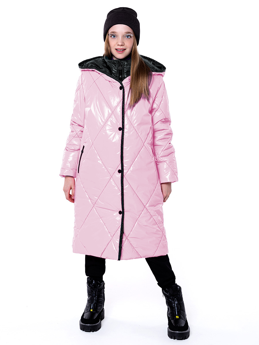 

Пальто детское NIKASTYLE 6з4423, пудровый, 164, Розовый, 6з4423