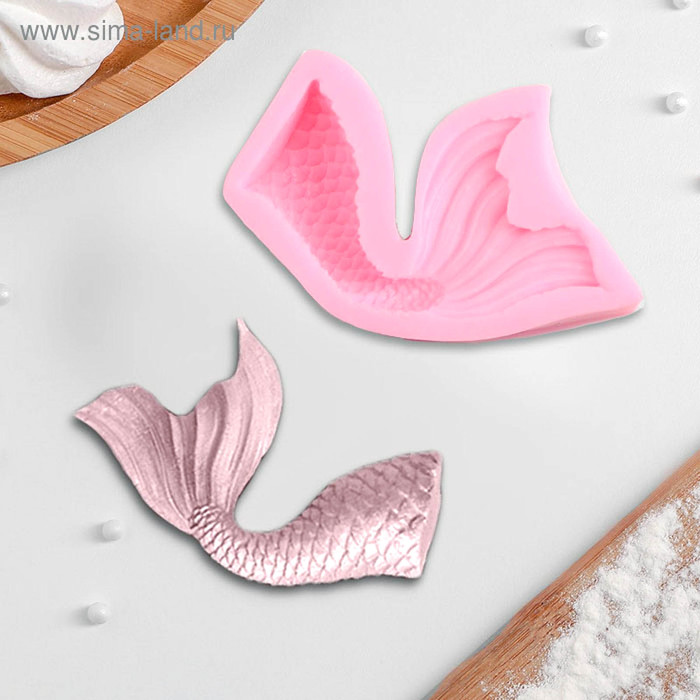 

Молд «Хвост русалки», 105,8 см, цвет розовый, В ассортименте, Молды "Море"