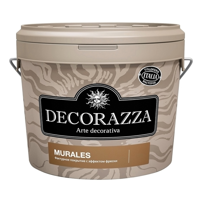 Штукатурка Decorazza Murales фактурная белая с эффектом фрески 12 кг