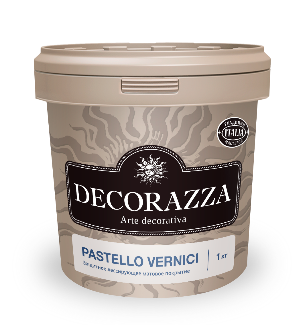 Декоративный финишный лак Decorazza Pastello Vernici PV 001, 1 кг глиттер decorazza lucente glitter oro gl o 30 г