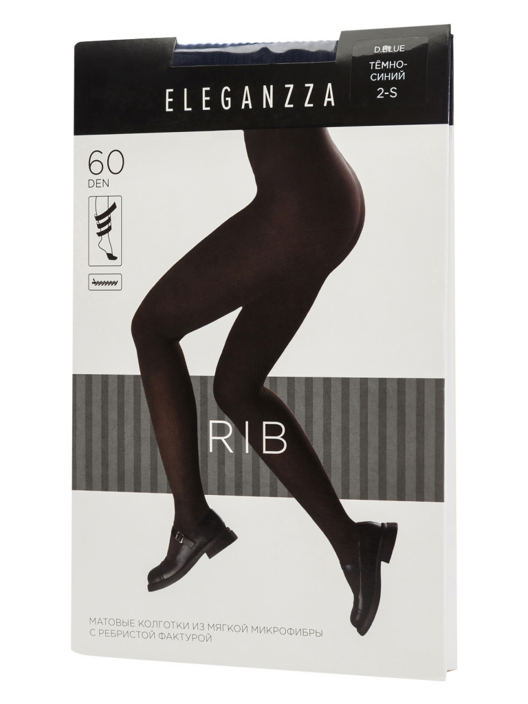 Колготки женские Eleganzza RIB синие S