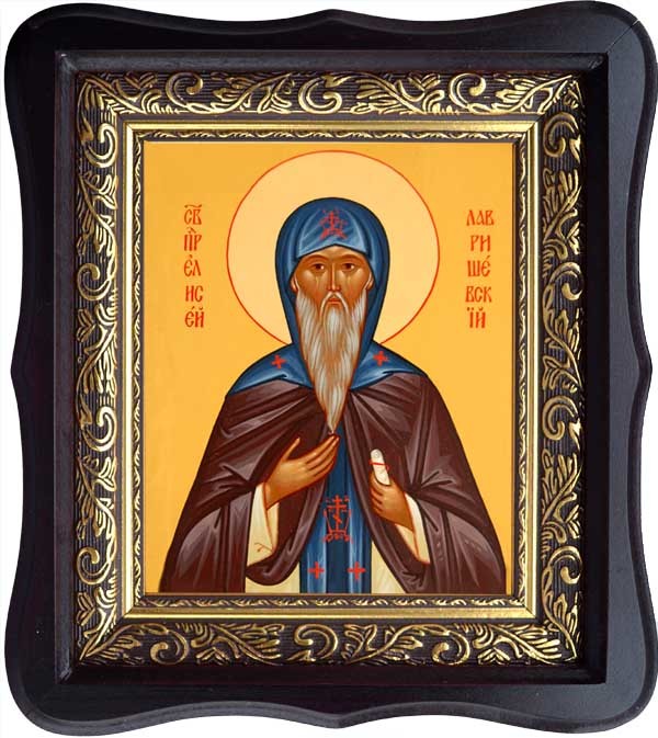 

Елисей Лавришевский, преподобный. Икона на холсте.