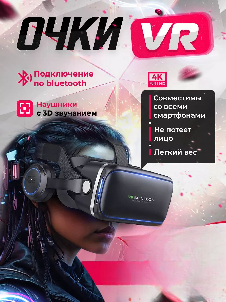 

Очки виртуальной реальности (vr) Shinecon SH9 (058418), SH9