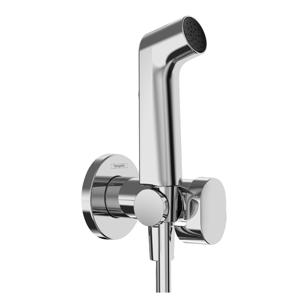 Гигиенический душ hansgrohe Bidette S 1jet со шлангом и держателем 29232000, хром