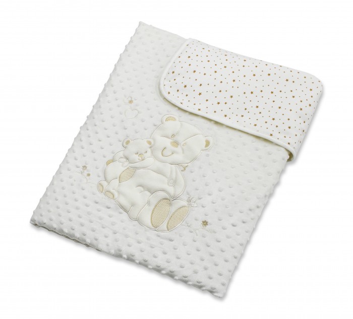 

Плед детский Baby Elite Ilona Мишка белый, 90х90 см, GI-2