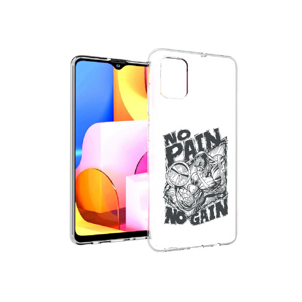 

Чехол MyPads Tocco для Samsung Galaxy A71 бодибилдинг тяжелая работа (PT142122.485.238), Прозрачный, Tocco