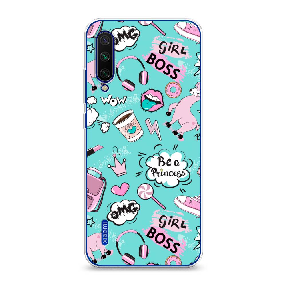 

Чехол Awog на Xiaomi Mi CC9E/Mi A3 "Стильная лама", Разноцветный, 36050-1