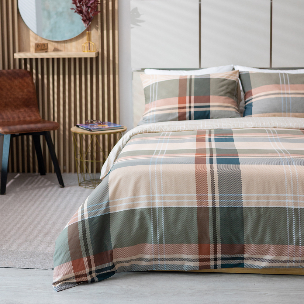 Комплект постельного белья 2 спальный светло-коричневый 4799₽