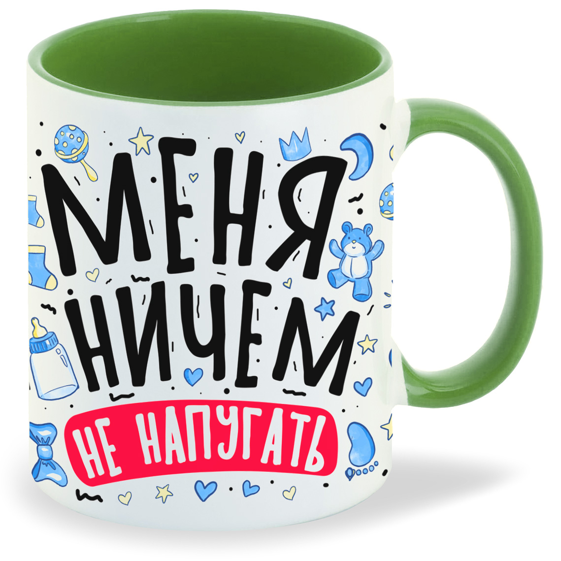 

Кружка CoolPodarok Прикол Семья Меня ничем не напугать у меня есть внуки2
