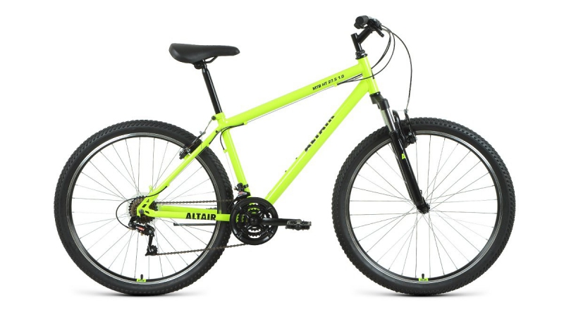 

Велосипед 27.5 FORWARD ALTAIR MTB HT 1.0 (21-ск.) 2020-2021 (рама 17) яркий/зеленый/черный, ALTAIR MTB HT 1.0