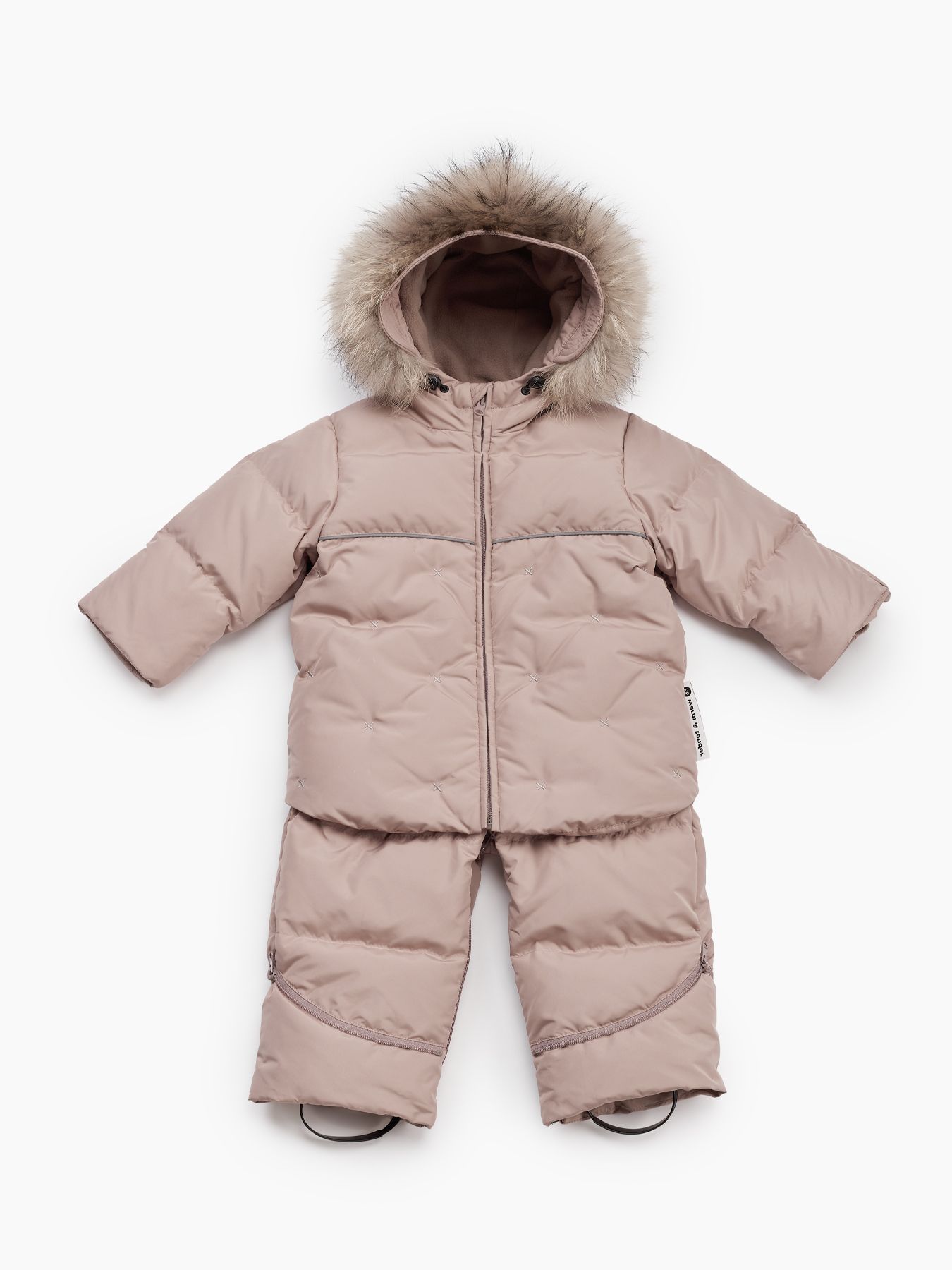 

Комбинезон детский Happy Baby 89027 Бежевый / beige р.50-92, 89027