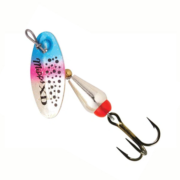 

Блесна вращающаяся Mepps XD Tri Fluo 3 Silver/Rainbo, Серебристый;разноцветный