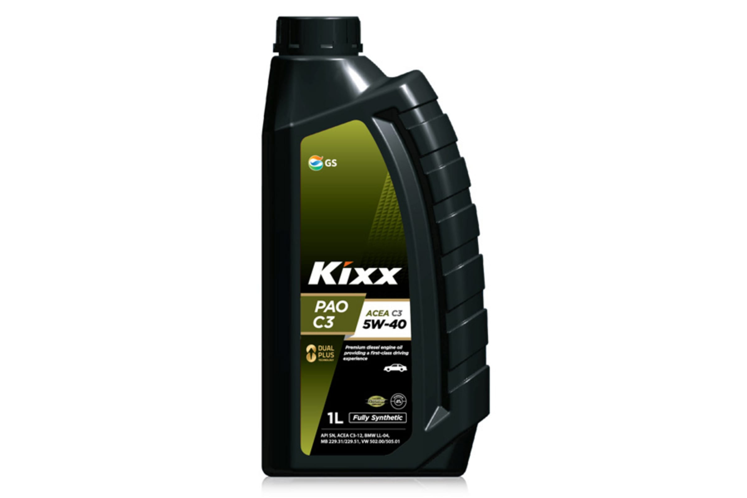 Моторное масло Kixx синтетическое PAO 5W40 1л