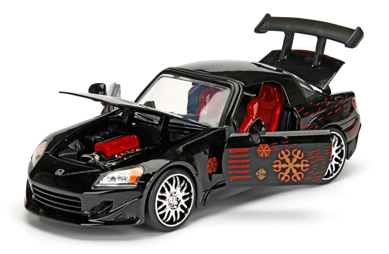 Машина игрушечная IQchina Jada Fast and Furious 1:24 Johnny's 2001 Honda jada 1 24 honda s2000 supercar toy alloy car diecasts