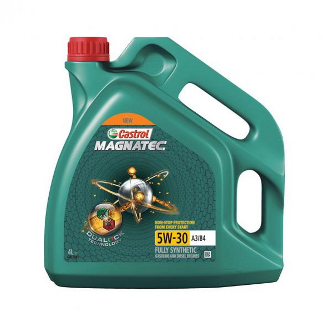 фото Масло моторное magnatec а3/b4 5w30 синт.4л castrol