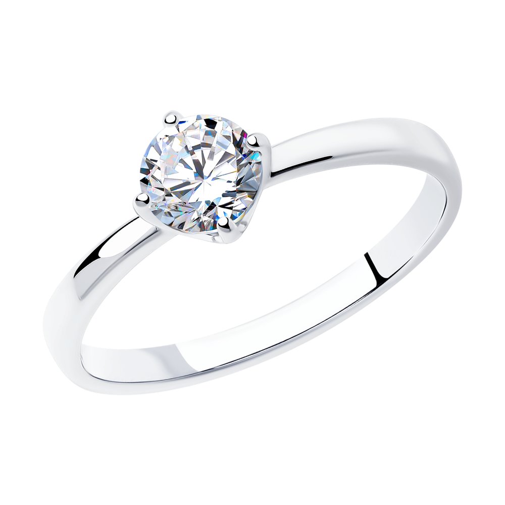 Кольцо из серебра с фианитом р. 16 SOKOLOV 94011811