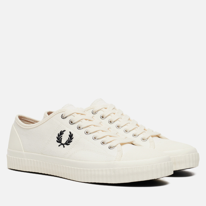 

Кеды мужские Fred Perry Hughes Low Canvas белые 41 EU, Hughes Low Canvas