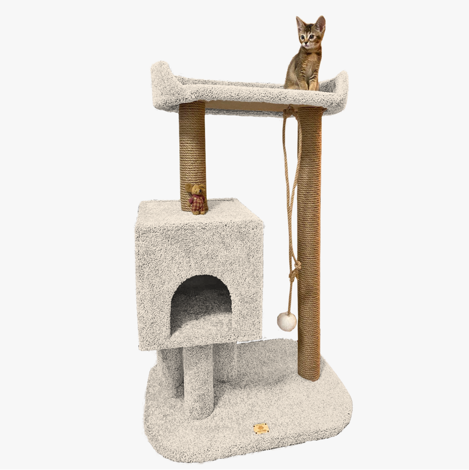 

Комплекс для кошек Моя котя Вселенная Мурзика, игровой, белый, 1 м, Вселенная Мурзика