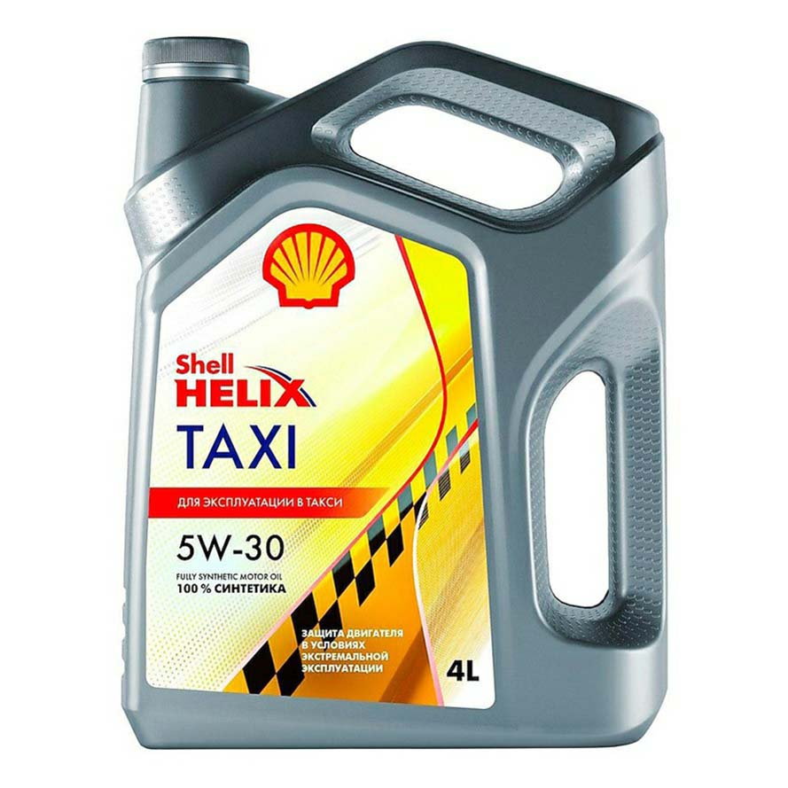 фото Масло моторное shell helix taxi 5w-30 синтетическое 4 л 550059407