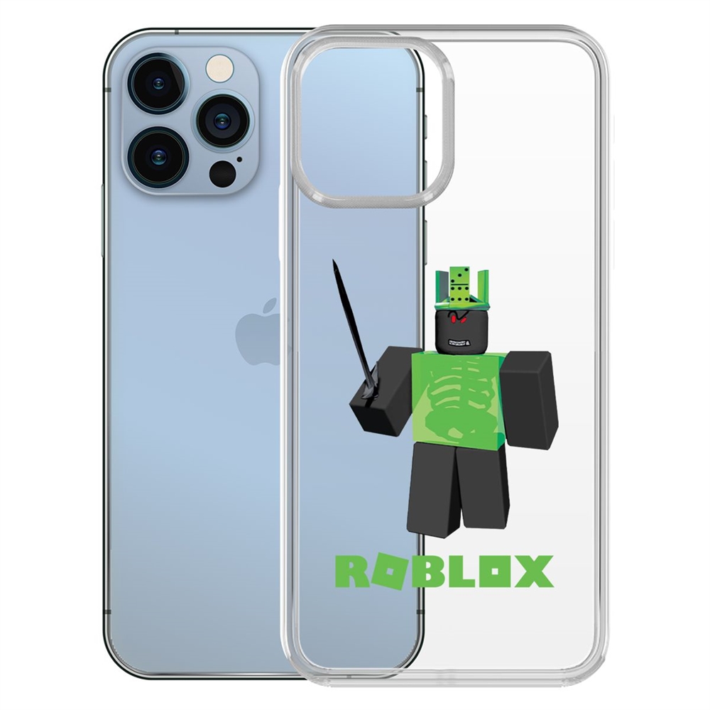 

Чехол-накладка Krutoff Clear Case Roblox-1x1x1x1x1 для iPhone 13 Pro, Прозрачный