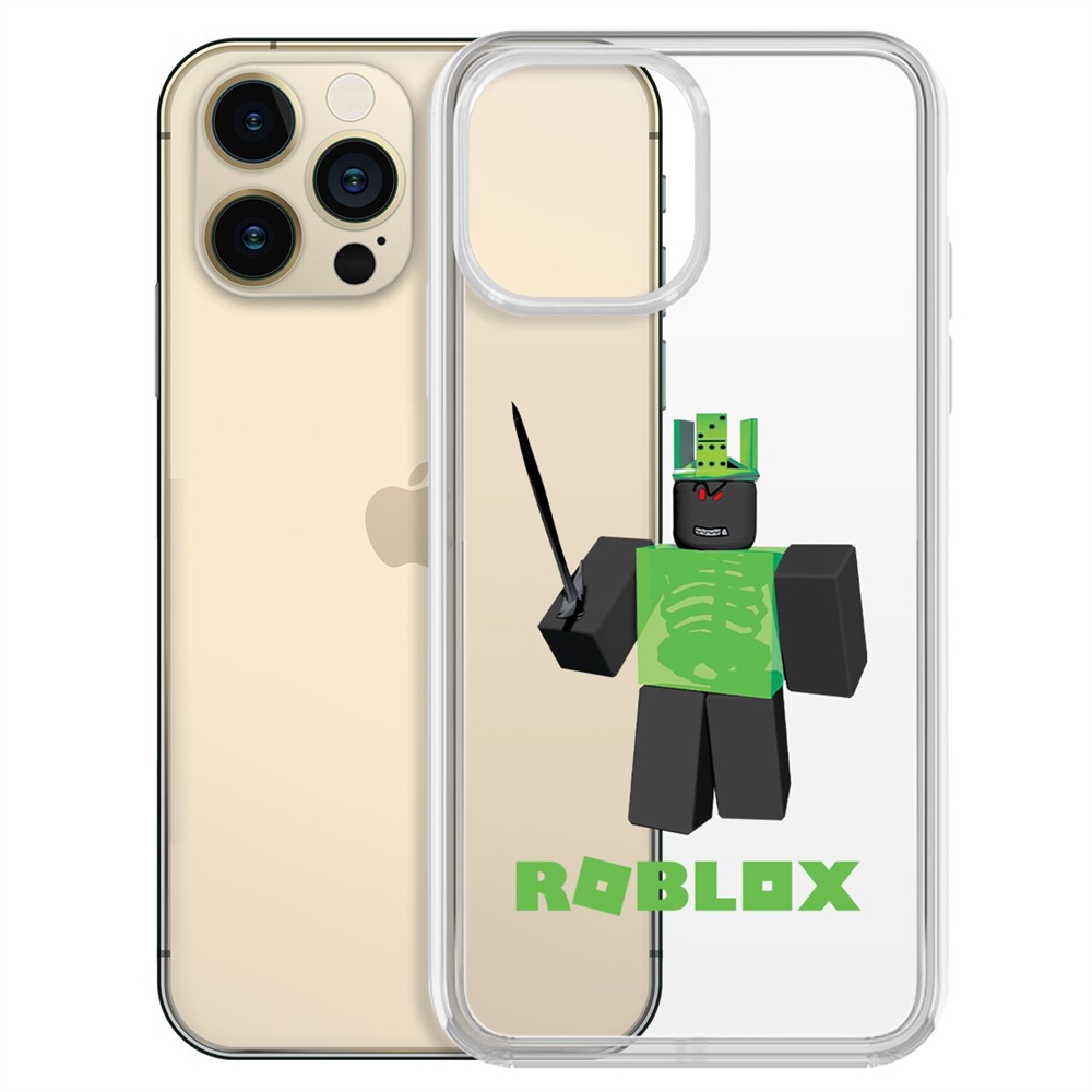 

Чехол-накладка Krutoff Clear Case Roblox-1x1x1x1x1 для iPhone 13 Pro Max, Прозрачный