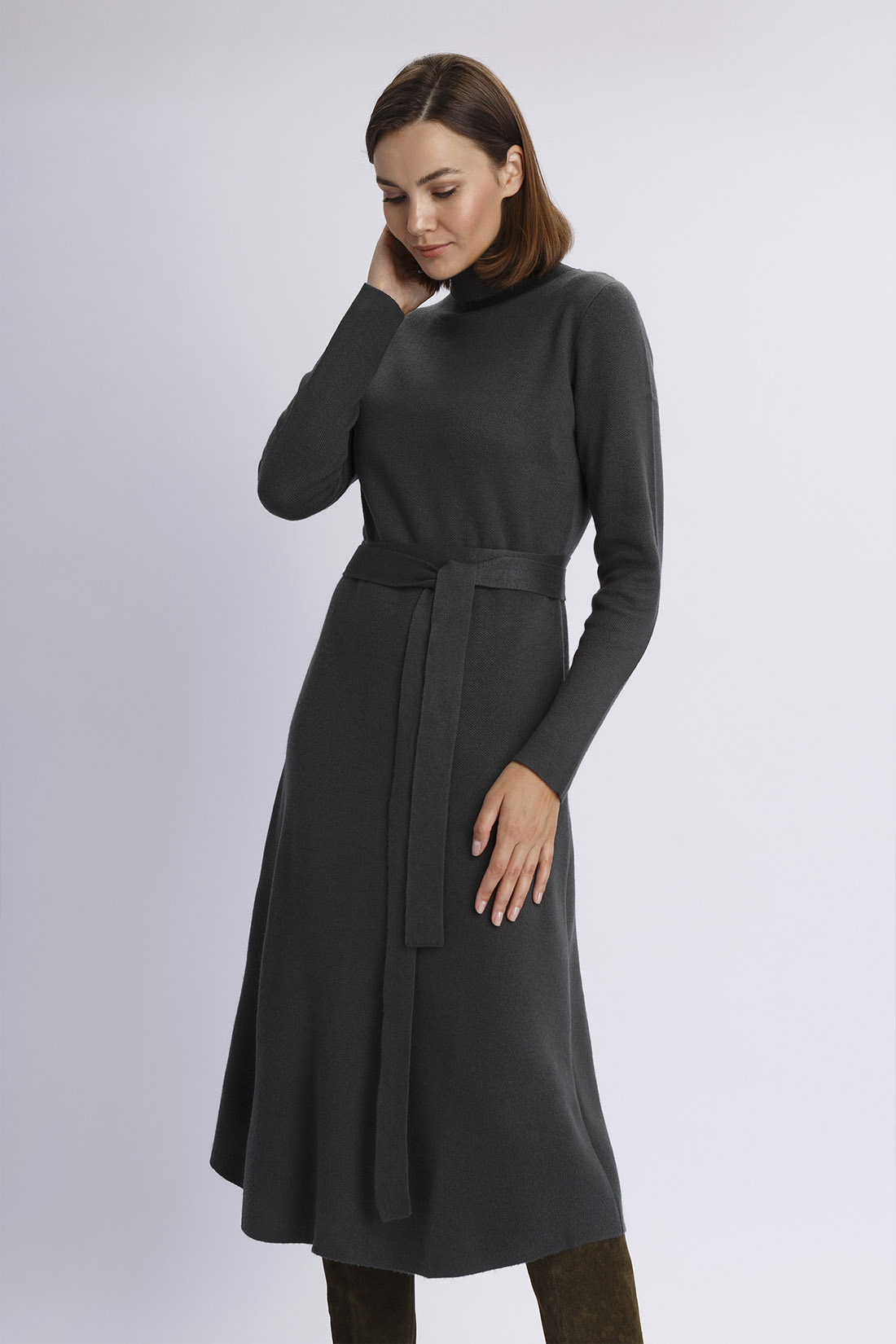 

Платье женское Baon B4522501 серое S, B4522501