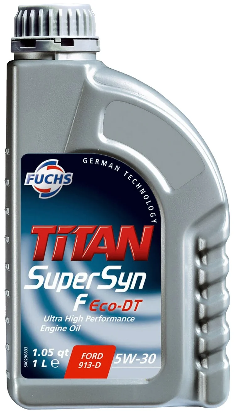 фото Масло моторное titan supersyn f eco-dt 5w30 синт.1л fuchs