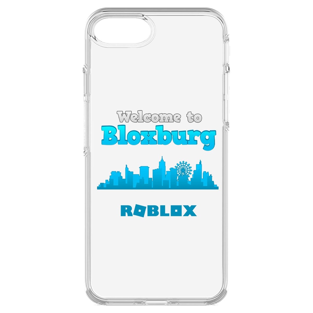 

Чехол-накладка Krutoff Clear Case Roblox-Блоксбург для iPhone 7/8/SE