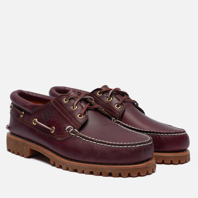 

Топсайдеры мужские Timberland Authentics 3-Eye бордовые 44 EU, Authentics 3-Eye