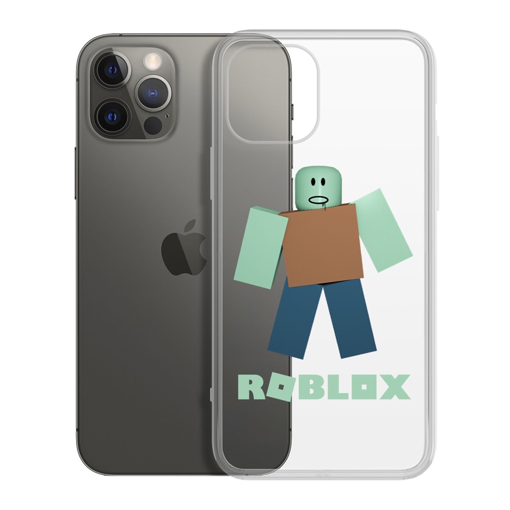 

Чехол-накладка Krutoff Clear Case Roblox-Зомби для iPhone 12/12 Pro, Прозрачный