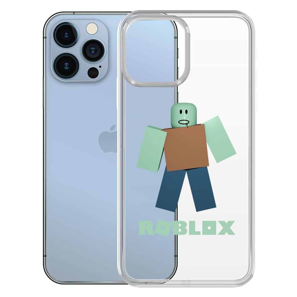 

Чехол-накладка Krutoff Clear Case Roblox-Зомби для iPhone 13, Прозрачный