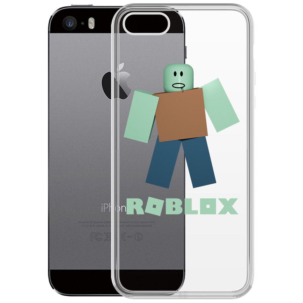 

Чехол-накладка Krutoff Clear Case Roblox-Зомби для iPhone 5/5s, Прозрачный