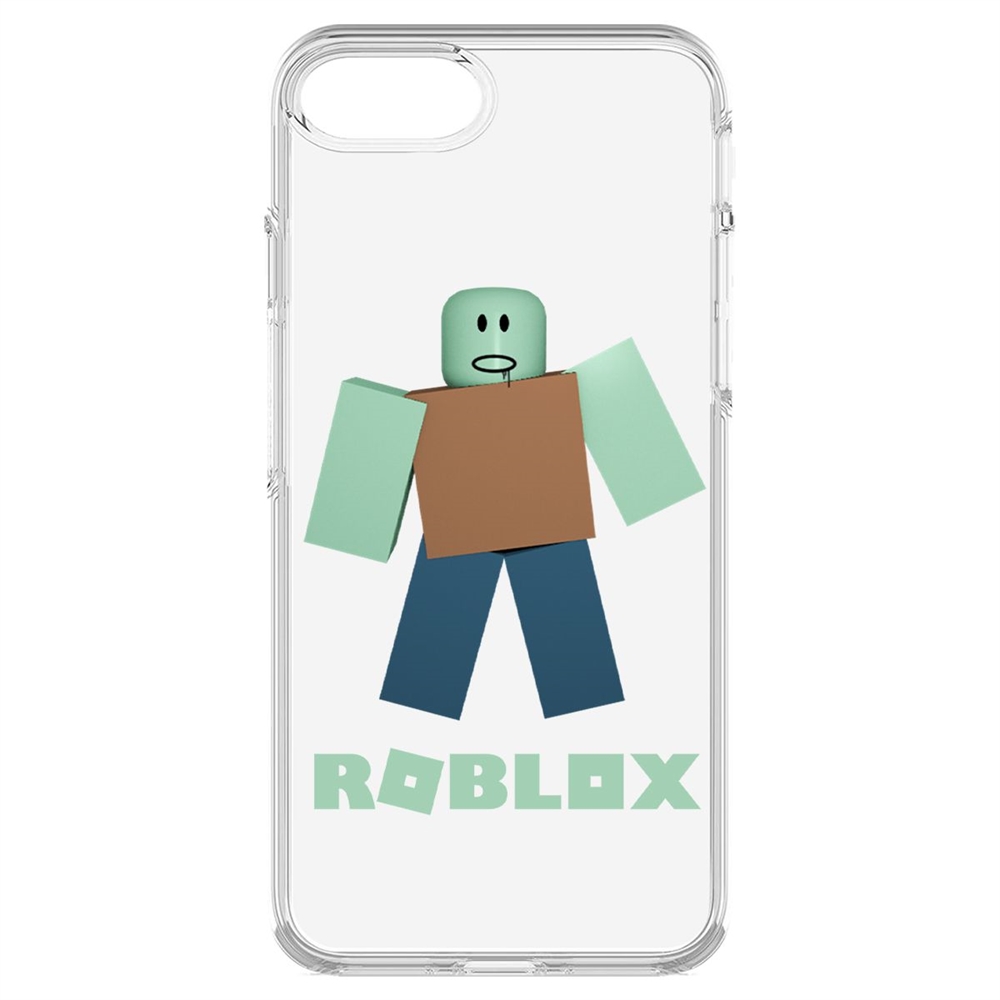 

Чехол-накладка Krutoff Clear Case Roblox-Зомби для iPhone 7/8/SE, Прозрачный