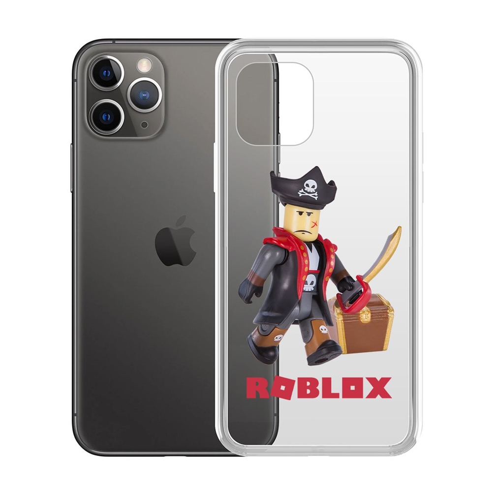 

Чехол-накладка Krutoff Clear Case Roblox-Капитан Ярость для iPhone 11 Pro, Прозрачный