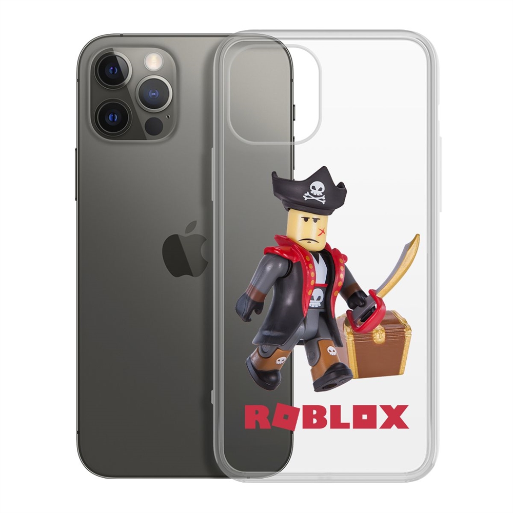 

Чехол-накладка Krutoff Clear Case Roblox-Капитан Ярость для iPhone 12/12 Pro, Прозрачный